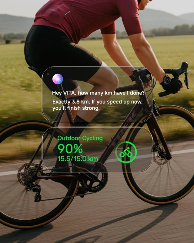 Alt view image 5 of 7 - AURA 2 Smartwatch, 1.43 AMOLED, Phone-Connected GPS, VITA AI Assistant, AI Coach, Readiness & Sleep Scores, 100+ Sports Modes, 3ATM Water Resistant, Up to 8-Day Battery