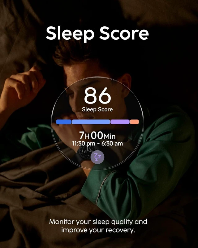 Alt view image 4 of 7 - AURA 2 Smartwatch, 1.43 AMOLED, Phone-Connected GPS, VITA AI Assistant, AI Coach, Readiness & Sleep Scores, 100+ Sports Modes, 3ATM Water Resistant, Up to 8-Day Battery
