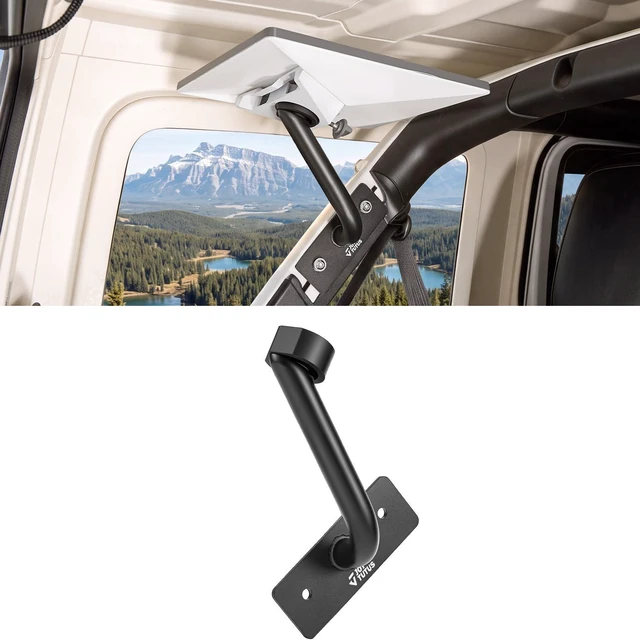 Main image of Mount for Starlink Mini Compatible Only with 20182026 Wrangler 4-Door (JLU) Models (Only for Hard Top) Black (Patent Pending)