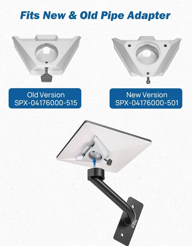 Alt view image 6 of 6 - Mount for Starlink Mini Compatible Only with 20182026 Wrangler 4-Door (JLU) Models (Only for Hard Top) Black (Patent Pending)