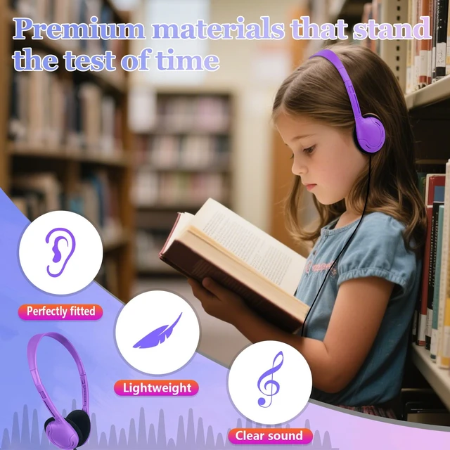 Alt view image 2 of 7 - USB C Headphones Bulk for Classroom School Kids 30 Pack USB Type C Headphones Wired for School Boys Girls Students Tablet Travel Computer Smartphones Mixed Colors