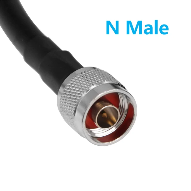 Alt view image 3 of 7 - 100ft N Male to SMA Male Cable, SMA to N Cable 50 ohm Ultra Low Loss KMR240 Coaxial Cable for WiFi Router, GPS Receiver, Antenna, Signal Booster Use
