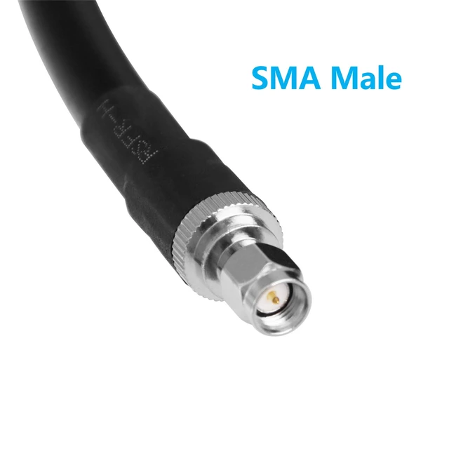 Alt view image 2 of 7 - 100ft N Male to SMA Male Cable, SMA to N Cable 50 ohm Ultra Low Loss KMR240 Coaxial Cable for WiFi Router, GPS Receiver, Antenna, Signal Booster Use