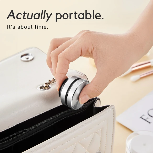 Alt view image 4 of 6 - Portable Mini Bluetooth - Turn Into A Speaker! Wireless Bone Conduction Induction Vibration Humbird + Gift Box - Nano Travel Sized, 360° Sound (Silver)