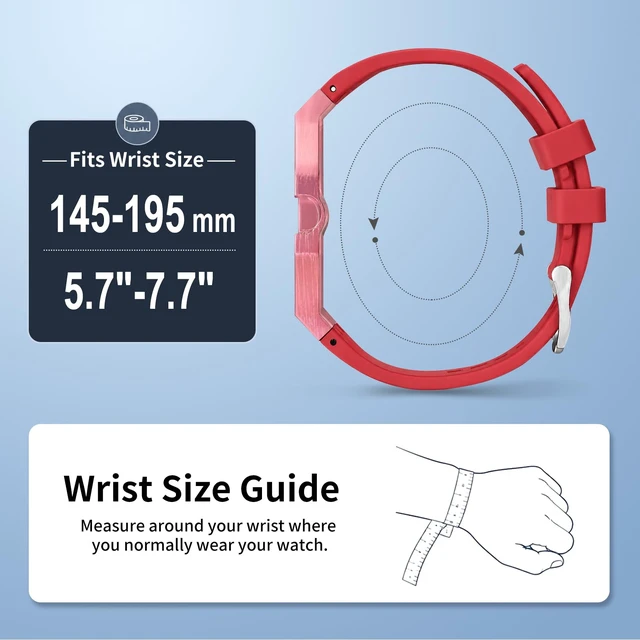 Alt view image 4 of 7 - Luxury Aluminum Case Band Mod Kit Compatible with AP Swatch Royal Pop for Men Women, Lightweight Shockproof Aluminum Bumper Case with Sport Silicone Replacement Strap
