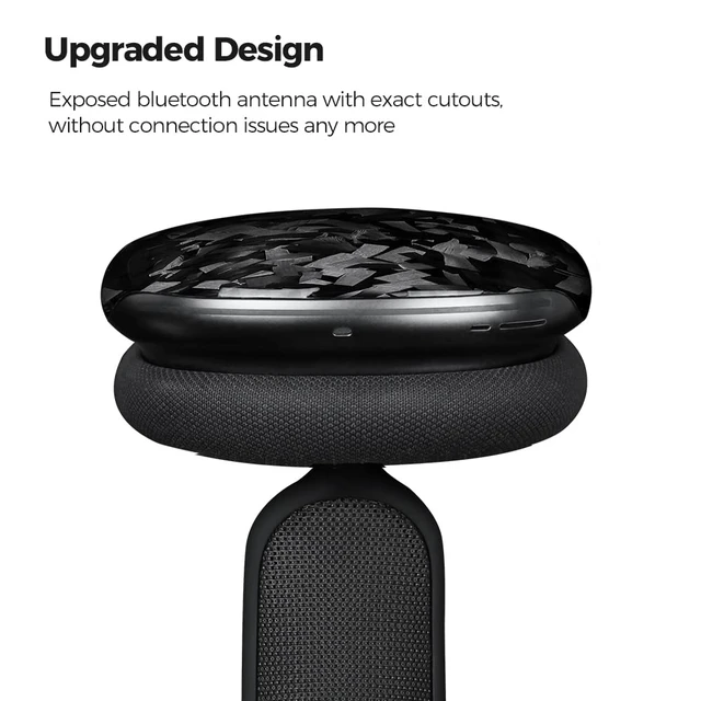 Alt view image 6 of 7 - Real Carbon Fiber Case for Airpods Max(2024 & 2020),Military Grade Protective Hard Cover for Apple Airpods Max Headphone from Daily Scratch,High-End Luxury Essential Accessories
