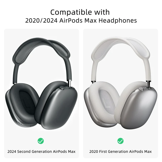 Alt view image 3 of 7 - Real Carbon Fiber Case for AirPods Max (2024/2020), Military-Grade Protective Hard Cover for Apple Headphones, Unique Forged Matte, Scratch-Resistant, Essential Accessories-Matte Red