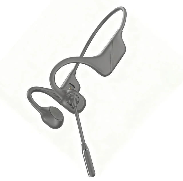 Main image of Open-Ear Headphones with Noise-Canceling Mic, Bone Conduction Headphones AI ENC Noise Cancellation, One-Click Mute, Magnetic Charging, Bluetooth 6.0, Dual Device Connection, for Drivers Learners