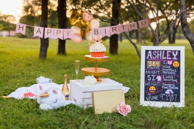 Alt view image 3 of 7 - Happy Birthday Banner Pink Birthday Signs Party Supplies Garland Decorations Nursery Hanging Decor (Soft Pink)