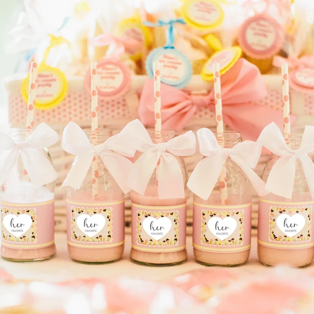 Alt view image 4 of 7 - 230 Set His Her Favorite Stickers with 4x6in Self Sealing Bags | His Favorite Her Favorite Wedding Welcome Bag Set for Engagement Bridal Shower Wedding Guest Treat Candy Cookie Packaging