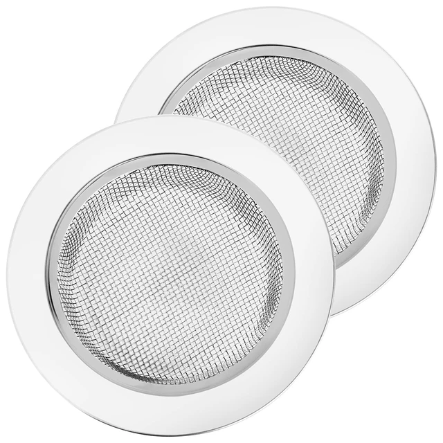 Alt view image 7 of 7 - 2PCS Kitchen Sink Strainer-Stainless Steel Mesh Drain Strainer,Large Wide Rim 4.5" Diameter
