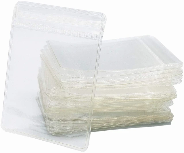 Alt view image 2 of 6 - 100pcs Clear PVC Transparent Zip Lock Jewelry Bag Small Size Dust Proof Airtight Jewelry Pouch Plastic Zipper Bag Self Seal PVC Packing Pouch Organizer Storage Bags for Rings Earrings Bracelet