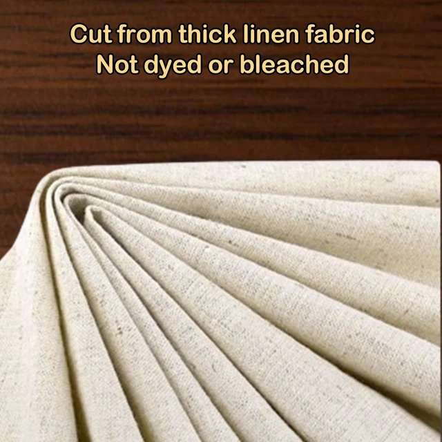 Alt view image 4 of 6 - 3Pcs Linen Cloth for Bread Baking 14x18 Inches Tea Towels for Baking Sourdough Bread Proofing Towel Pastry Cloth for Dough, Baguettes, Loaves, Pastry, Homemade Bread