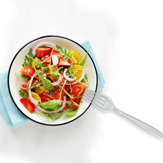 Alt view image 5 of 5 - Plastic Silverware Set, 30-Piece Disposable Plastic Utensils for Parties, Clear Cutlery, Plasticware Forks, Spoons, Knives