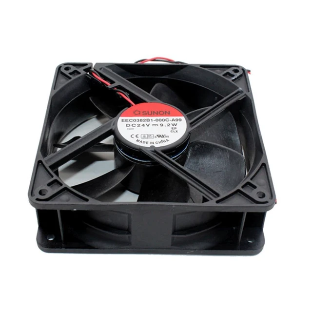 Alt view image 4 of 6 - 1pcs 120mm EEC0382B1-000C-A99 fan 12038 120*120*38mm 24V inverter cooling fan