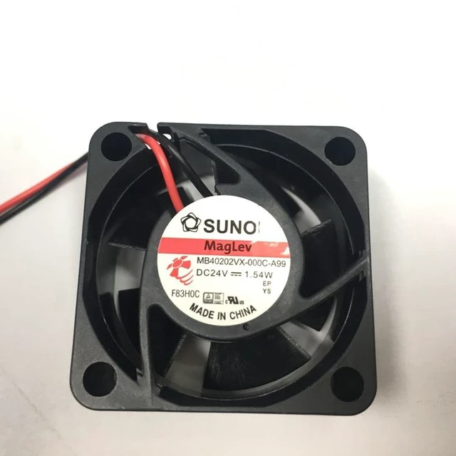 Alt view image 6 of 8 - Sunon MB40202VX-000C-A99 4cm 4020 40X40X20mm Fan DC 24V 1.54W Server 3D Cooling Fan