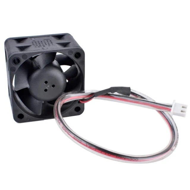 Alt view image 10 of 14 - GM1204PQB1-8A 4cm 40mm fan 4028 12V 2.6W Double ball bearing large air volume power supply cooling fan