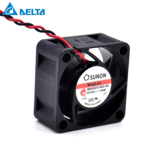 Alt view image 10 of 12 - 1pcs MB40202VX-000C-A99 fan DC 24V 1.54W Inverter recorder cooling fan 4020 4cm 40mm 40*40*20 for SUNON