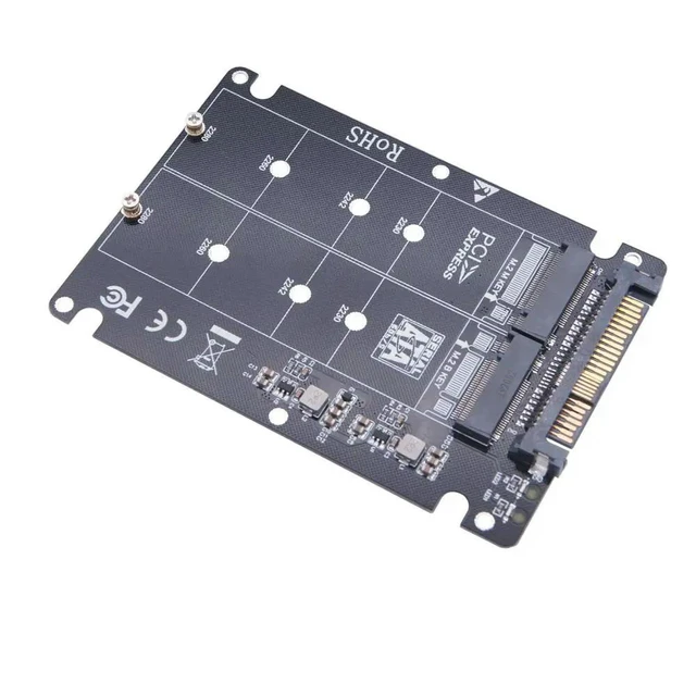 Alt view image 4 of 9 - FOR 2 ports NGFF M.2 NVME to U.2 Adapter Card Dual SSD to U.2 SFF-8639 Adapter Card U2 To 2 ports nvme