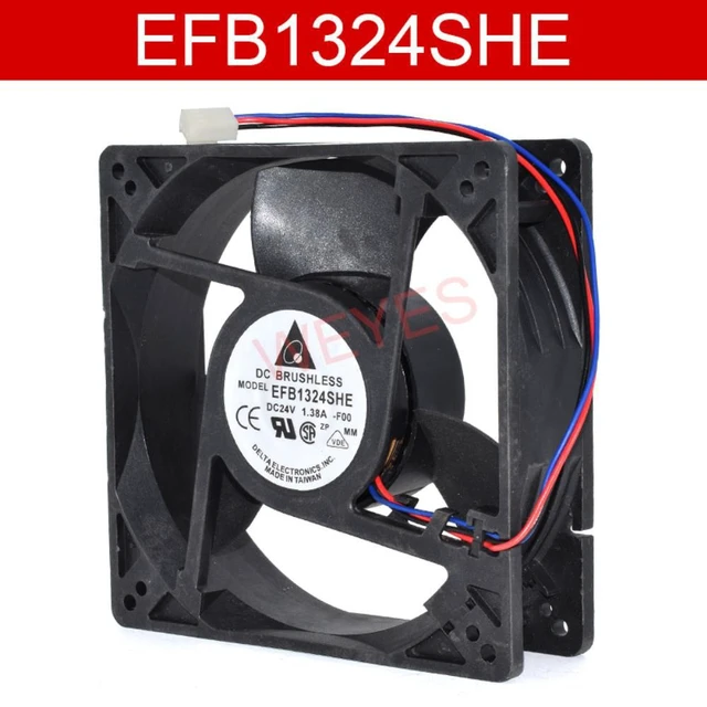 Alt view image 3 of 4 - For delta EFB1324SHE 127MM 12738 127*127*38MM 24V 1.38A cpu cooler heatsink axial Cooling Fan