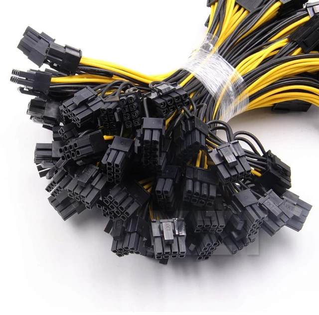 Alt view image 5 of 6 - 10pcs/lot 6 pin PCI Express to 2 x PCIe 8 (6+2) pin Motherboard Graphics Video Card PCI-e VGA Splitter Hub Power Cable