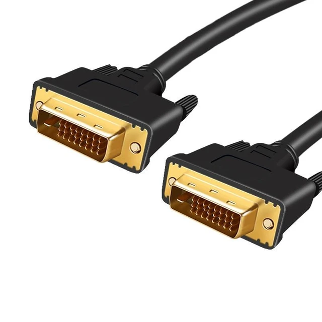 Alt view image 2 of 2 - High Speed DVI Cable 1080p 3D Gold Plated Plug Male-Male DVI TO DVI 24+1 PIN Cable 1.5M 3M 5M for LCD DVD HDTV XBOX Monitor(5M)