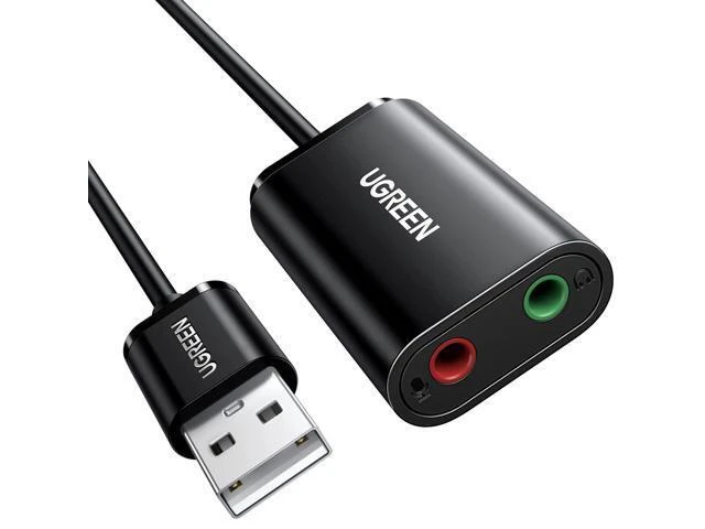 Alt view image 8 of 14 - UGREEN USB to Audio Jack Sound Card Adapter with Dual TRS 3-Pole 3.5mm Headphone and Microphone USB to Aux 3.5mm External Audio Converter for Windows Mac Linux PC Laptops Desktops PS5 Switch 2