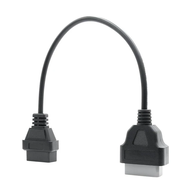Alt view image 8 of 8 - OBD2 Cable Adapter 14pin for Nissan to OBD2 16Pin Connector Extension OBD OBD2 OBDII Diagnostic Scanner Cable for Nissan 14 pin