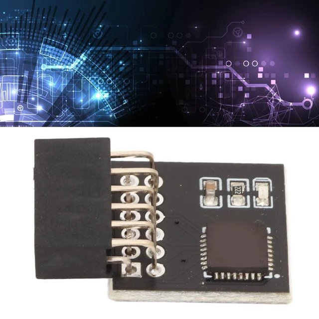 Alt view image 7 of 10 - TPM 2.0 Module 12Pin, SPI 12Pin TPM Module for Motherboard DDR4 Memory, Stable TPM Module System Components, TPM2.0 Module Motherboard