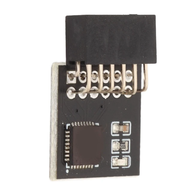 Alt view image 9 of 10 - TPM 2.0 Module 12Pin, SPI 12Pin TPM Module for Motherboard DDR4 Memory, Stable TPM Module System Components, TPM2.0 Module Motherboard