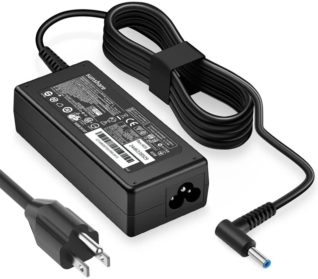 Alt view image 8 of 14 - 65W 45W AC Power Charger Compatible with HP Probook 450 430 440 445 640 650 G1 G2 G3 G4 G5 G6 G7 G8 PPP009A Laptop Power Supply Adapter Cord
