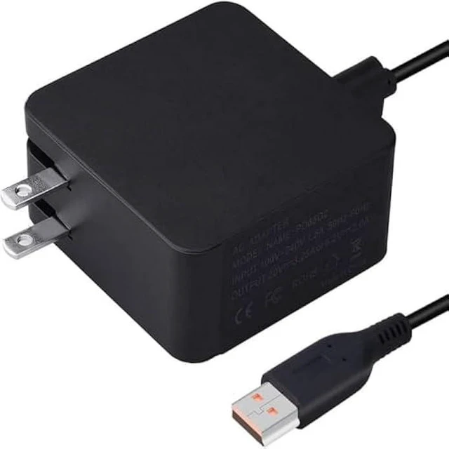 Alt view image 10 of 12 - 65W Charger for Lenovo Yoga 700 700-11ISK 700-14ISK 80QD 80QE Yoga 900 900-13ISK 900-13ISK2 Yoga 3 4 Pro 80MK 80UE Laptop Power Supply Adapter Cord