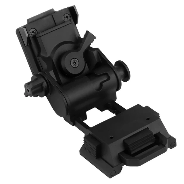 Alt view image 7 of 9 - L4G24 NVG Mount Bracket Holder Adjustable NVG Helmet Mount Night Goggles Mount for PVS15 PVS18 PGPNVG18 Goggles