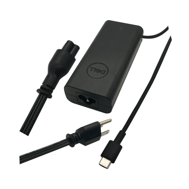 Alt view image 10 of 14 - Dell Laptop Charger 65W Watt USB Type C AC Power Adapter Include Power Cord for Dell Latitude 3340 3440 3540 5340 5440 5540 7340 7440 7640 9440 2in1