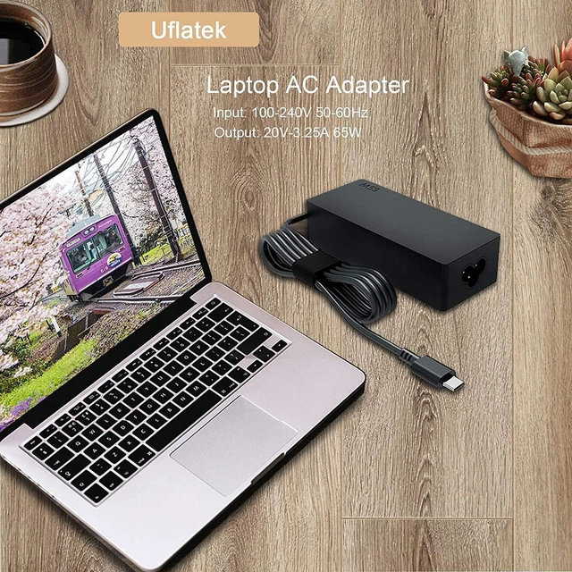Alt view image 11 of 14 - 45W 65W for Lenovo USB-C Charger ThinkPad AC Adapter T480 T580 T480s T580s Yoga C940 C740 C930 730 S730 730S 920 910 c330 100e 300e for HP,for Dell xps,for Asus,Pixal Type C Power Supply by Uflatek