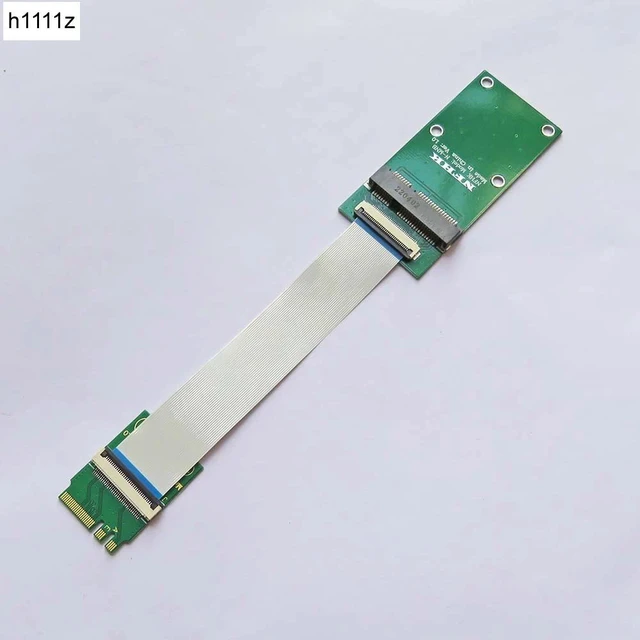 Alt view image 3 of 4 - MINI PCIE WiFi Network Card to A+E key Adapter Converter M.2 WIFI Wireless Network Card Convert Card Extension Cord Cable Riser