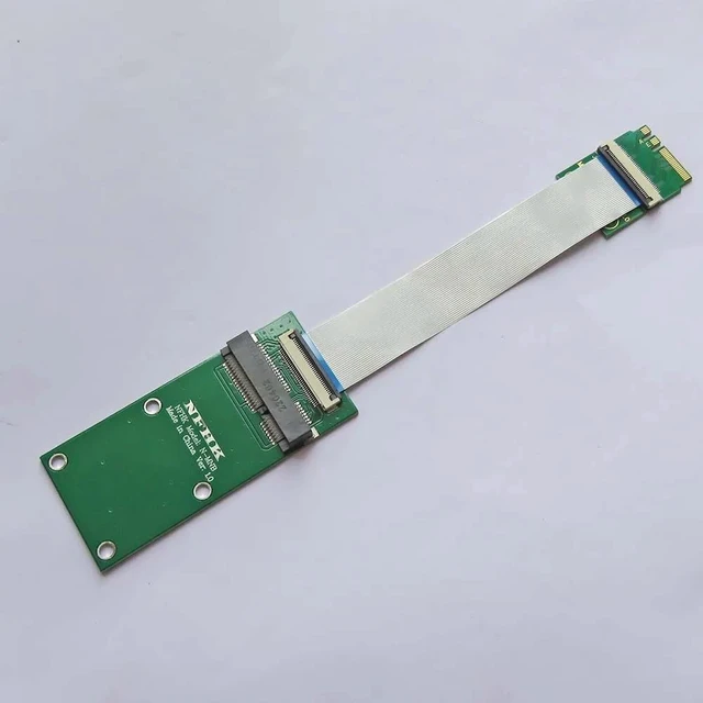 Alt view image 4 of 4 - MINI PCIE WiFi Network Card to A+E key Adapter Converter M.2 WIFI Wireless Network Card Convert Card Extension Cord Cable Riser