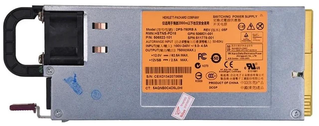 Alt view image 2 of 2 - 750W Server Power for H-P-DL380 G6 G7 HSTNS-PL18 511778-001 DPS-750RB A Power Supply PSU