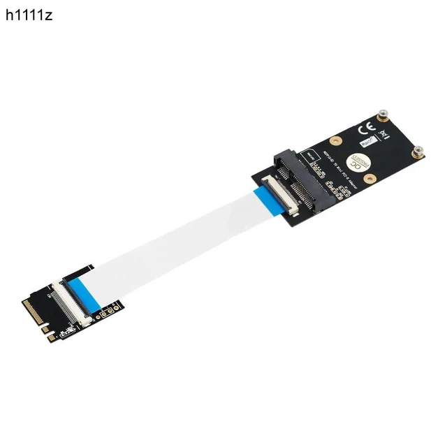 Alt view image 7 of 12 - M.2 NGFF Key A/E/A+E to Mini PCI-E Adapter FPC Cable WiFi Wireless Adpater Supports Half-size Full-size Mini PCI-E Network Card