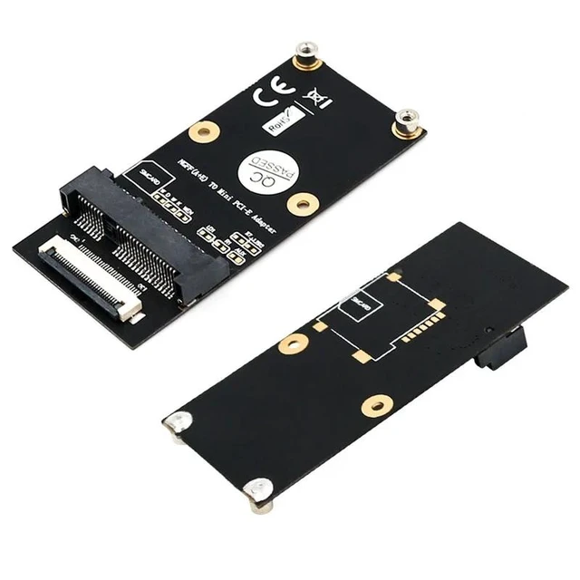 Alt view image 10 of 12 - M.2 NGFF Key A/E/A+E to Mini PCI-E Adapter FPC Cable WiFi Wireless Adpater Supports Half-size Full-size Mini PCI-E Network Card