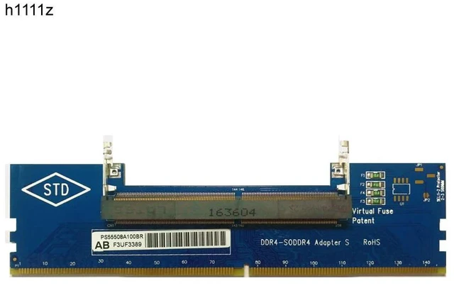 Alt view image 5 of 8 - PC Components Laptop DDR4 SO-DIMM to Desktop DIMM Memory RAM Connector Converter Desktop PC Add on Cards Memory RAM DIMM Adapter