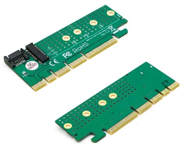 Alt view image 8 of 12 - PCIE SSD Adapter M.2 NGFF SSD to PCI Express 3.0 Raiser B Key Interface Card Suppor 2230 2242 2260 2280 Size m.2 FULL SPEED good