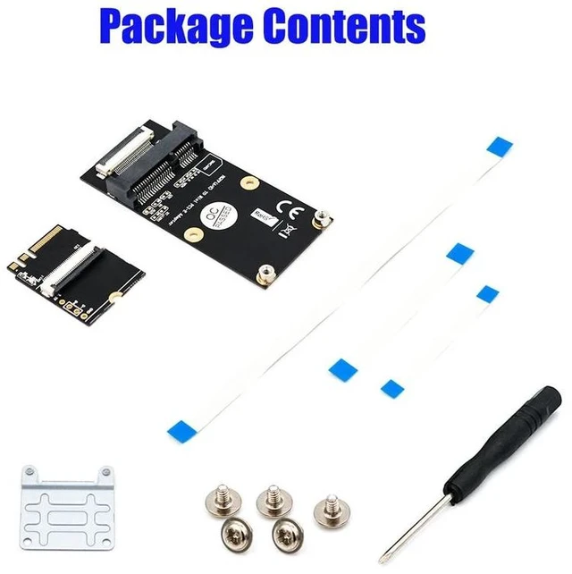 Alt view image 12 of 12 - M.2 NGFF Key A/E/A+E to Mini PCI-E Adapter FPC Cable WiFi Wireless Adpater Supports Half-size Full-size Mini PCI-E Network Card