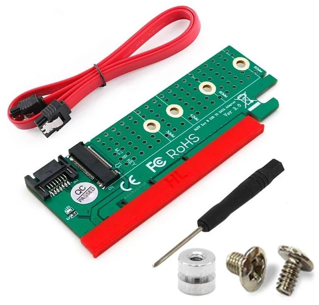 Alt view image 12 of 12 - PCIE SSD Adapter M.2 NGFF SSD to PCI Express 3.0 Raiser B Key Interface Card Suppor 2230 2242 2260 2280 Size m.2 FULL SPEED good