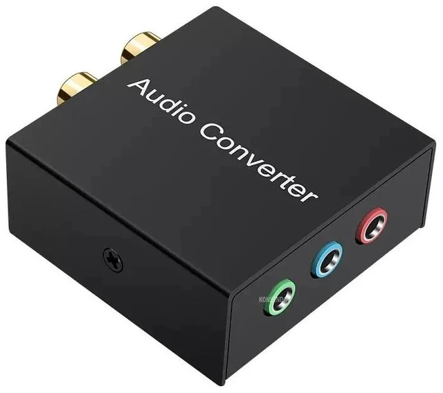 Alt view image 8 of 12 - 5.1 Audio Console Splitter 1x3 Adapter Stereo RCA to 3 x 3.5mm (1/8") Jack Bidirectional Conversion for 5.1 Multimedia Speaker