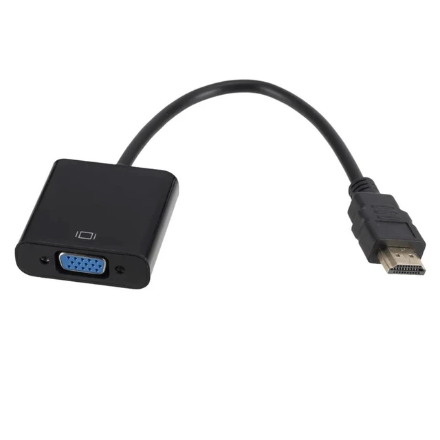 Alt view image 11 of 12 - 1080P HDMI-compatible to VGA Adapter Digital to Analog Converter Cable For Xbox PS4 PC Laptop TV Box to Projector Displayer HDTVBlak
