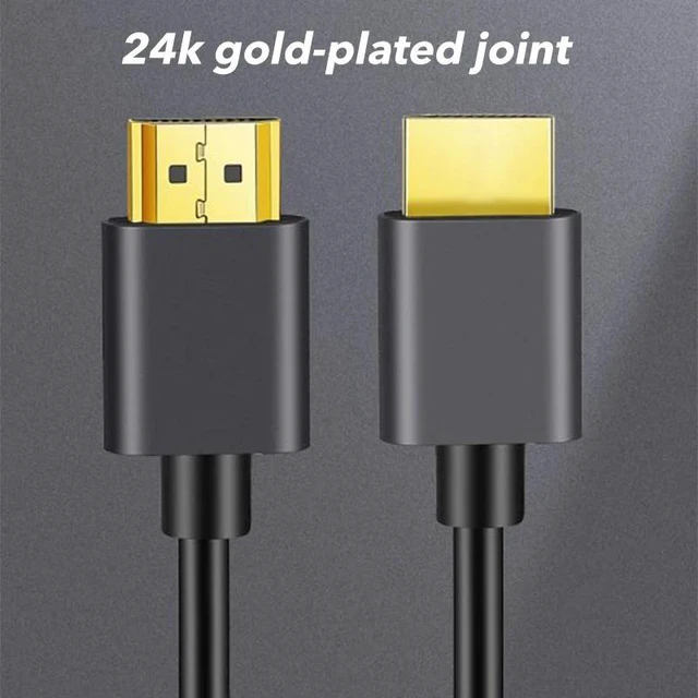 Alt view image 10 of 12 - 2m Length 4K@60Hz HDMI-compatible 2.0 Thin Cable High Speed Connection Cable Video Audio Cord For PS4 Xbox HDTV(2m)