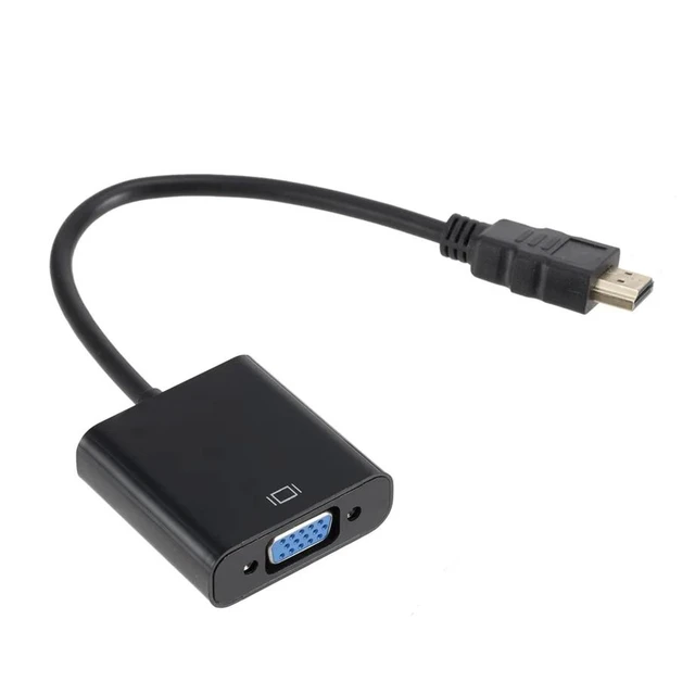 Alt view image 12 of 12 - 1080P HDMI-compatible to VGA Adapter Digital to Analog Converter Cable For Xbox PS4 PC Laptop TV Box to Projector Displayer HDTVBlak