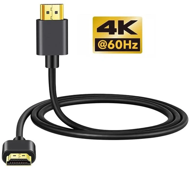 Alt view image 7 of 12 - 2m Length 4K@60Hz HDMI-compatible 2.0 Thin Cable High Speed Connection Cable Video Audio Cord For PS4 Xbox HDTV(2m)