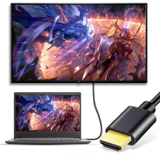 Alt view image 12 of 12 - 2m Length 4K@60Hz HDMI-compatible 2.0 Thin Cable High Speed Connection Cable Video Audio Cord For PS4 Xbox HDTV(2m)